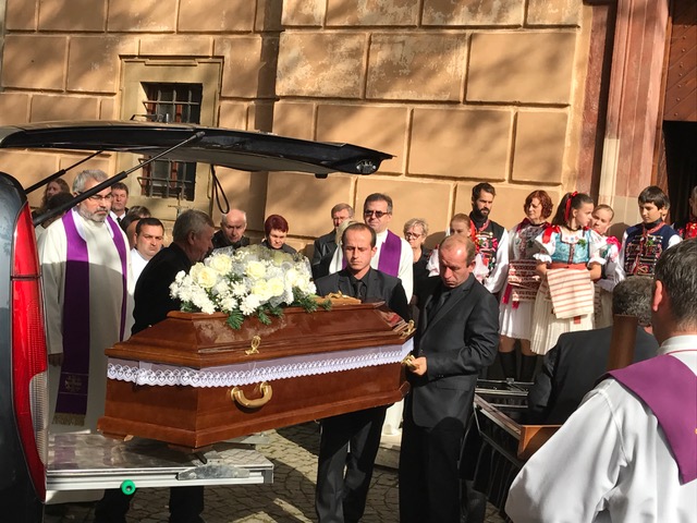 pohreb p.Pavla Sendreja